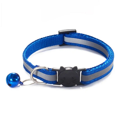 Jingle Bell Nylon Cat Collar: Keep Tabs on Your Feline Friend!