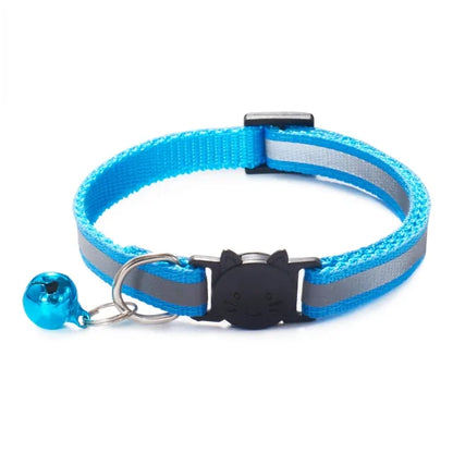 Jingle Bell Nylon Cat Collar: Keep Tabs on Your Feline Friend!