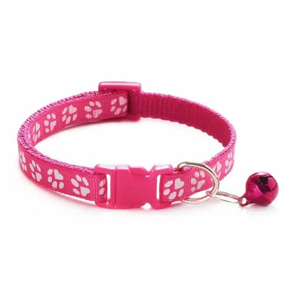 Jingle Bell Nylon Cat Collar: Keep Tabs on Your Feline Friend!