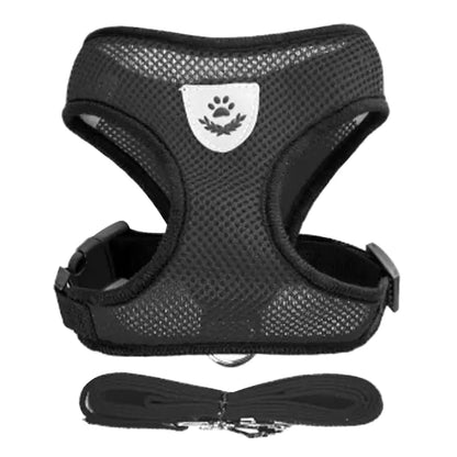 Breathable 100% Polyester Adjustable Vest Pet Harness