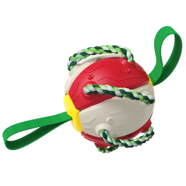 Ultimate Fun and Engagement: Rebound Frisbee Ball Interactive Dog Toy