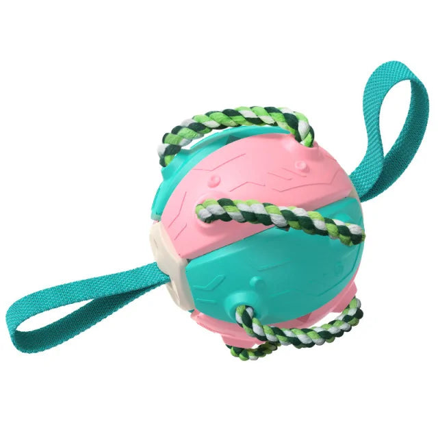 Ultimate Fun and Engagement: Rebound Frisbee Ball Interactive Dog Toy