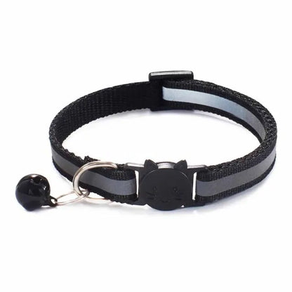 Jingle Bell Nylon Cat Collar: Keep Tabs on Your Feline Friend!