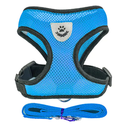 Breathable 100% Polyester Adjustable Vest Pet Harness