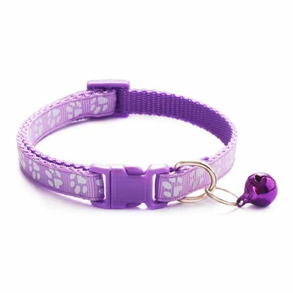 Jingle Bell Nylon Cat Collar: Keep Tabs on Your Feline Friend!