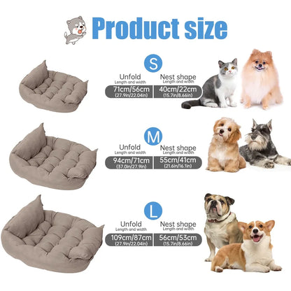 Ultra-Soft Waterproof Pet Sleeping Bed