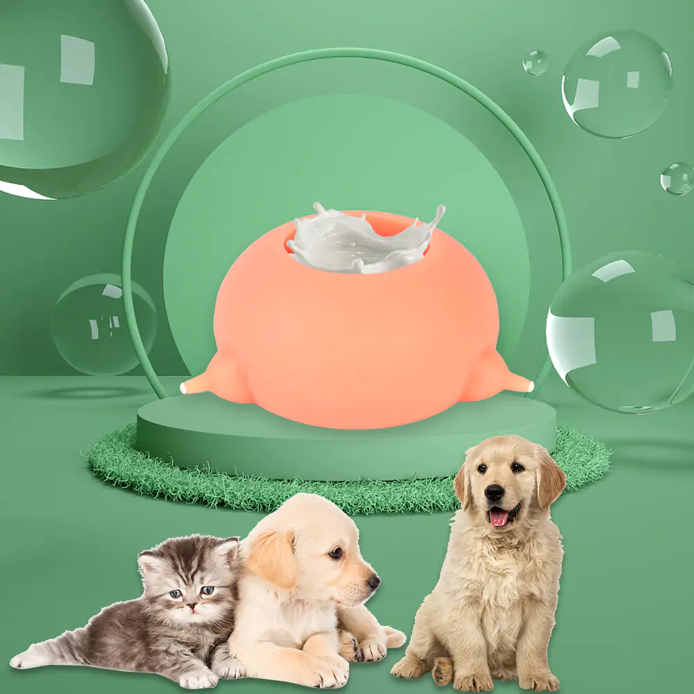 Silicone Pet Nursing Bowl for Multiple Babies