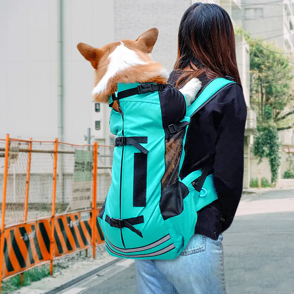 Adventure Awaits with our Reflective Breathable Pet Backpack!