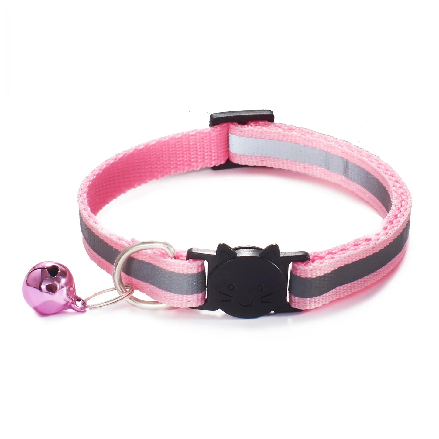 Jingle Bell Nylon Cat Collar: Keep Tabs on Your Feline Friend!