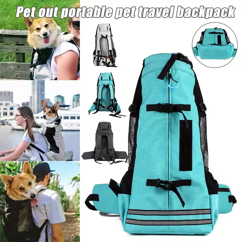 Adventure Awaits with our Reflective Breathable Pet Backpack!