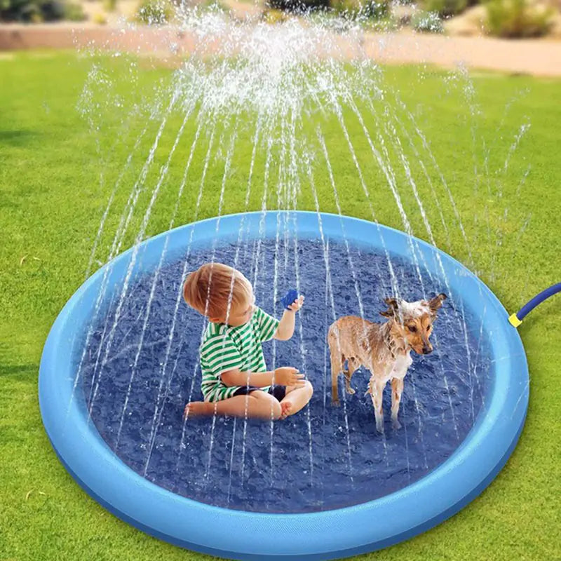 Splash & Play Pet Sprinkler Pad - Beat the Heat in Style!